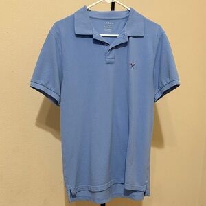 J. Crew Light Blue Polo Shirt for Men Slim Fit